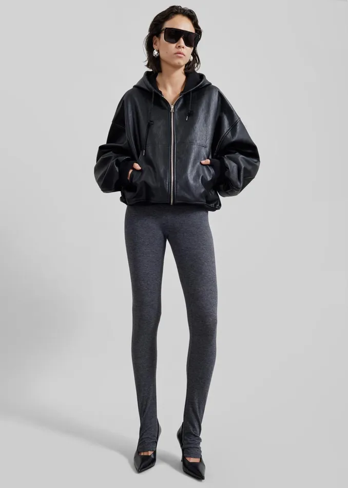 Women Alondra Leggings 8211 Dark Grey The Frankie Shop Bottoms