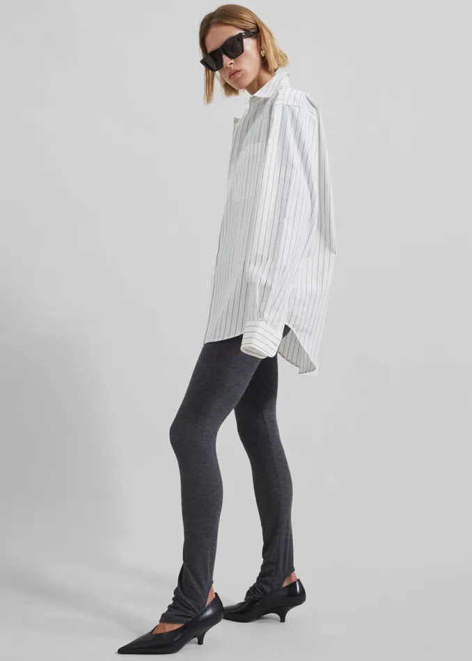 Women Alondra Leggings 8211 Dark Grey The Frankie Shop Bottoms