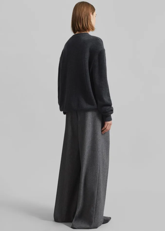 Women Aminah Trousers 8211 Grey The Frankie Shop Bottoms