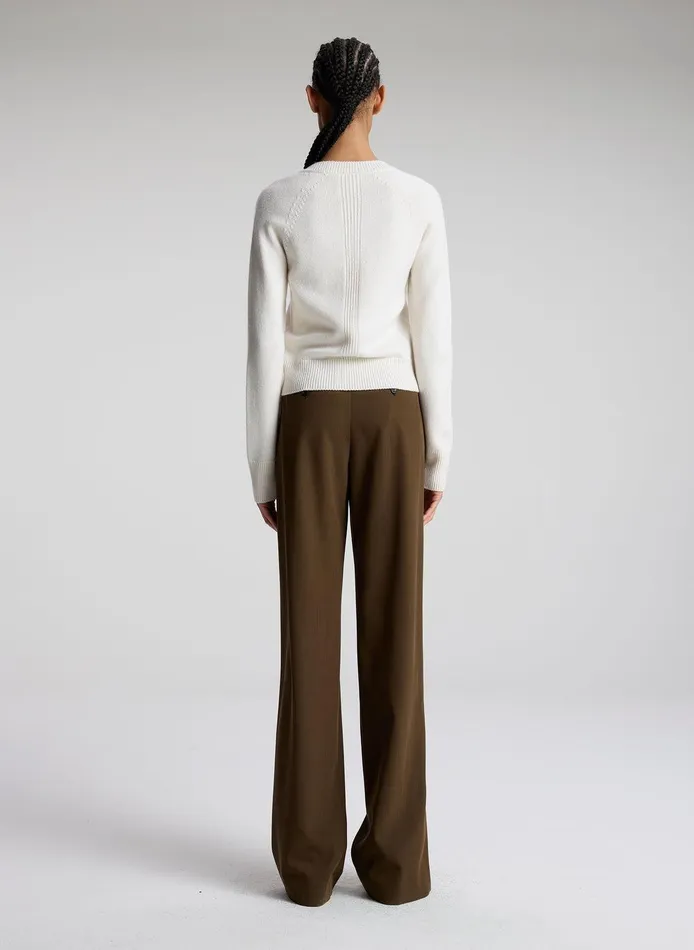 Women Ashtyn Cashmere Crew Neck Sweater Natural ALC Sweaters