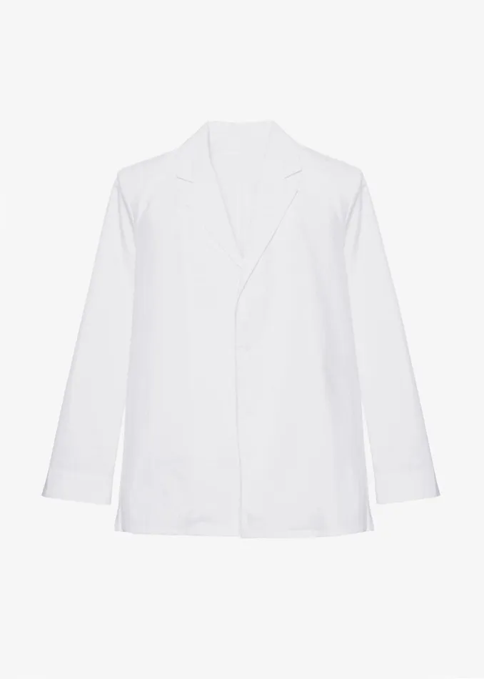 Women Avianna Padded Button Up Shirt 8211 White The Frankie Shop Tops
