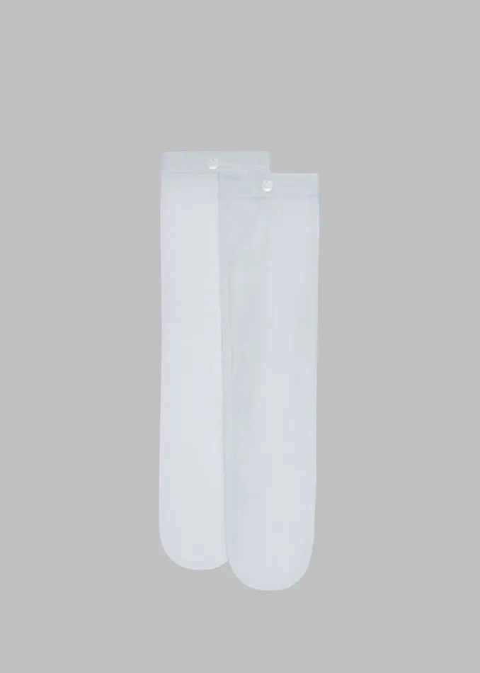 Women Aylin Sheer Socks 8211 Ice The Frankie Shop