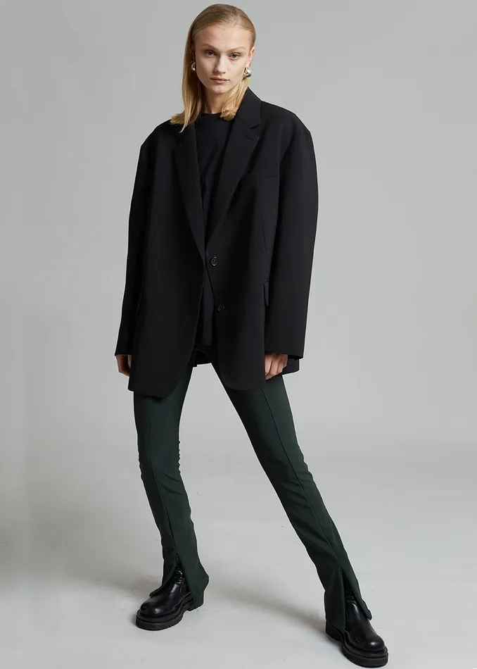 Women Bea Blazer 8211 Black The Frankie Shop Outerwear