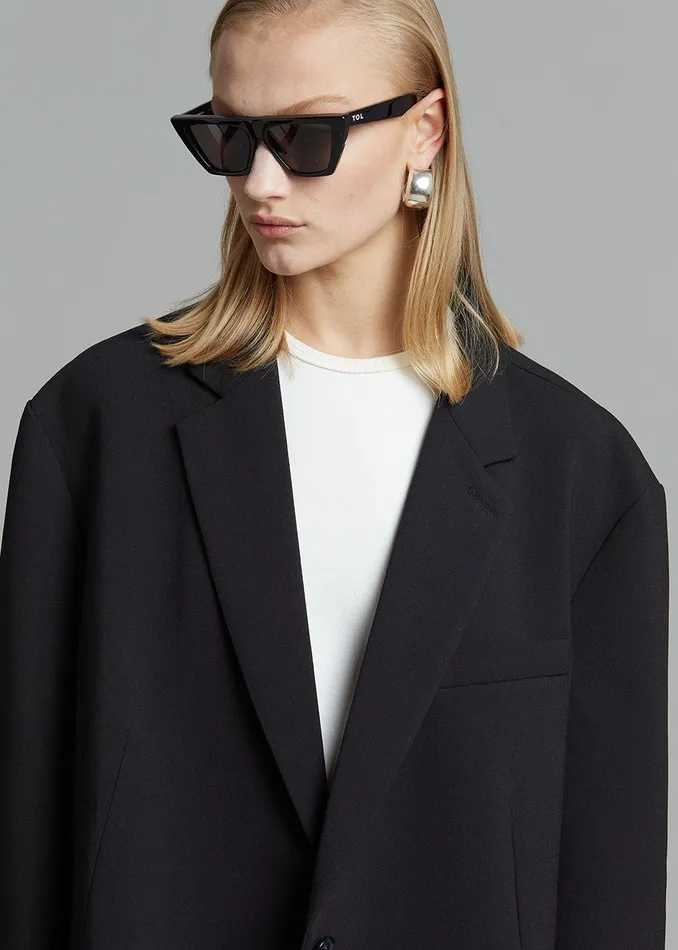 Women Bea Blazer 8211 Black The Frankie Shop Outerwear