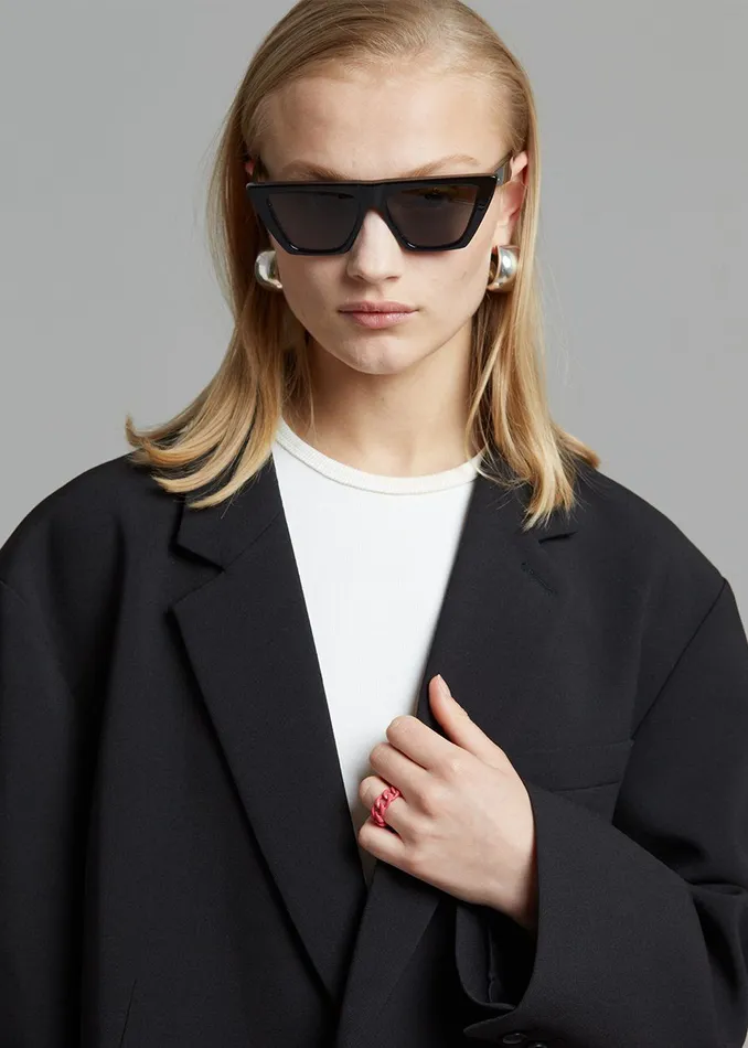 Women Bea Blazer 8211 Black The Frankie Shop Outerwear