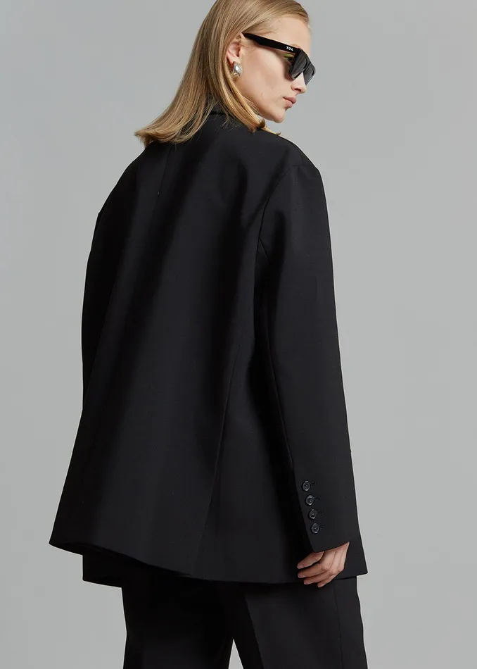 Women Bea Blazer 8211 Black The Frankie Shop Outerwear
