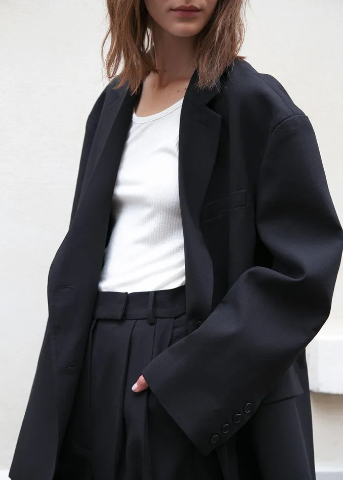 Women Bea Blazer 8211 Black The Frankie Shop Outerwear