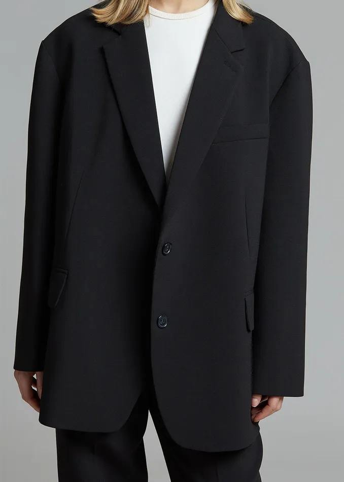 Women Bea Blazer 8211 Black The Frankie Shop Outerwear