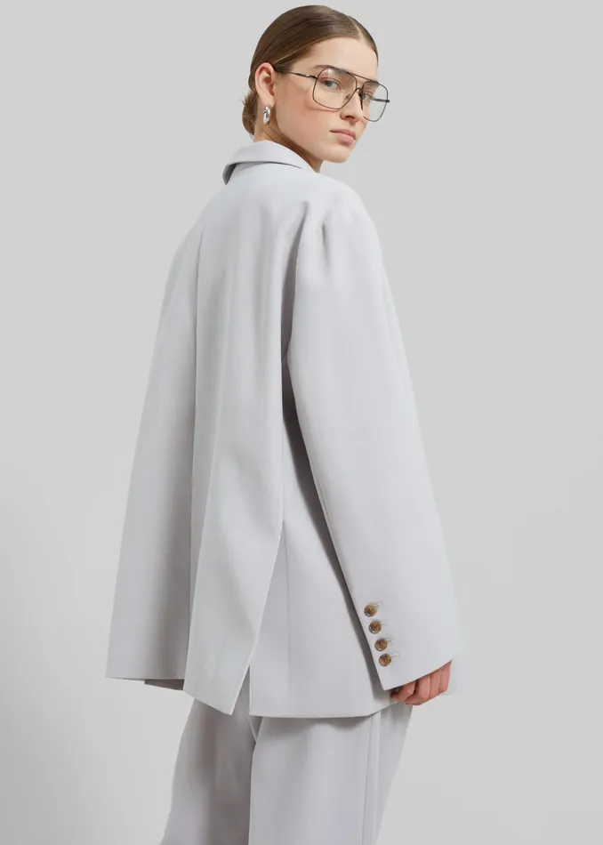 Women Bea Blazer 8211 Grey The Frankie Shop Outerwear