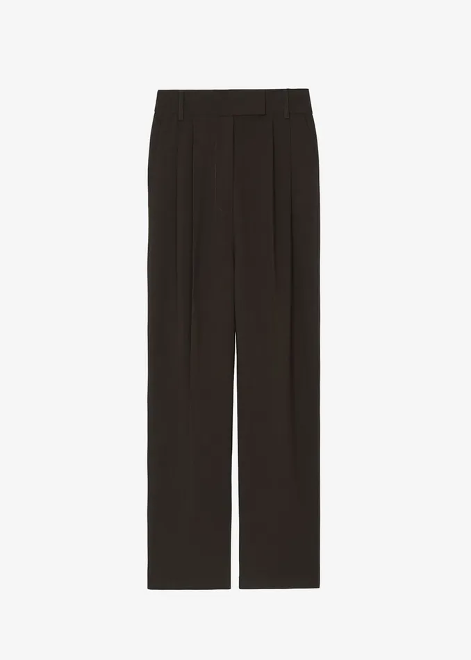 Women Bea Suit Pants 8211 Dark Espresso The Frankie Shop Bottoms