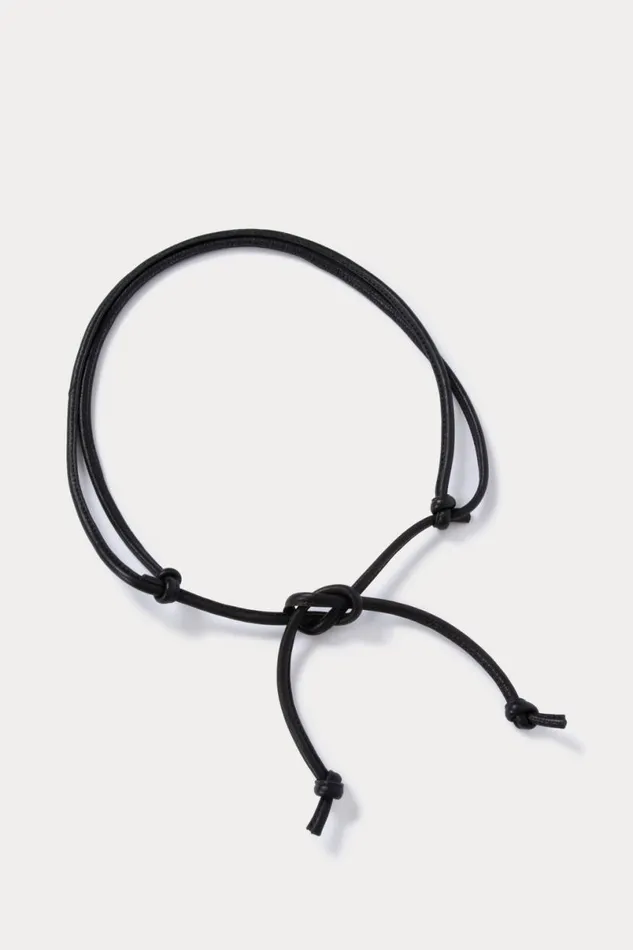 Women Belts Rachel Comey Skinny Tubular Tie Belt Nude