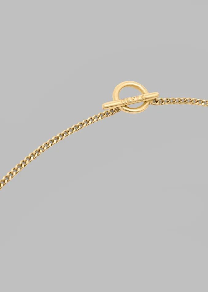 Women Bevza Flat Spikelet Pendant 8211 Gold The Frankie Shop