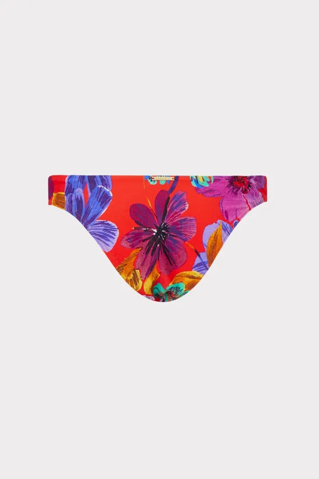 Women Bikinis Milly Margot Bikini Bottom Red Multi