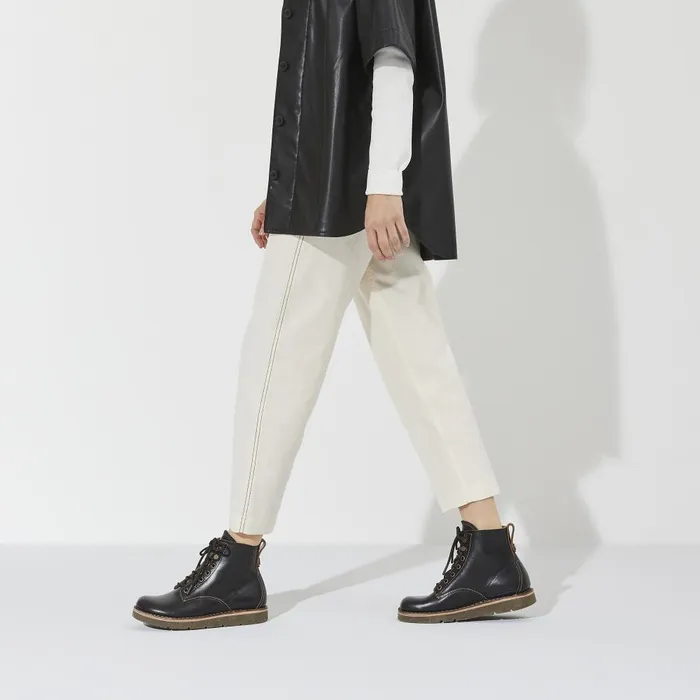 Women Birkenstock Boots Birmingham Lace Black