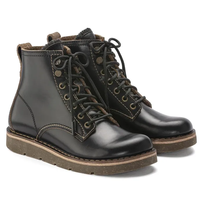 Women Birkenstock Boots Birmingham Lace Black