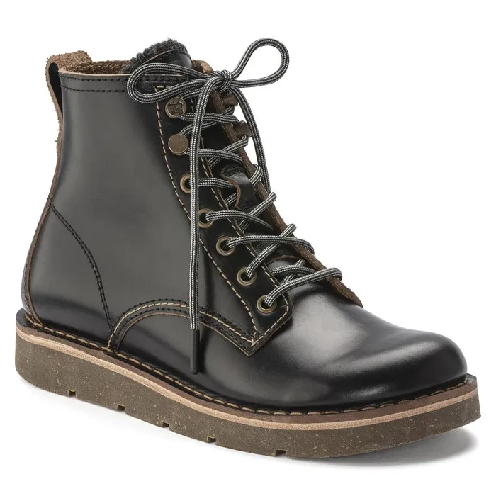 Women Birkenstock Boots Birmingham Lace Black