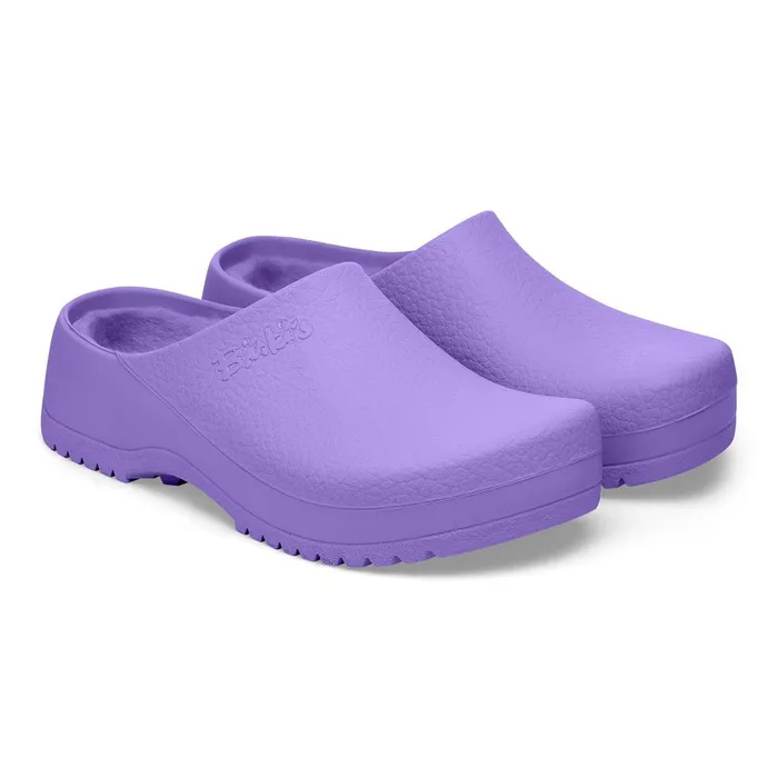 Women Birkenstock Clogs SuperBirki Shearling Purple