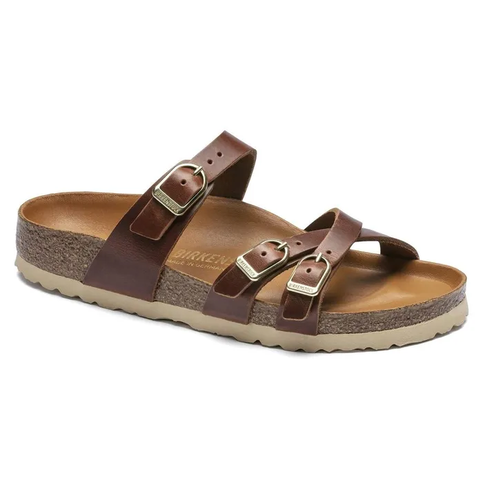 Women Birkenstock MultiStrap Franca Cognac