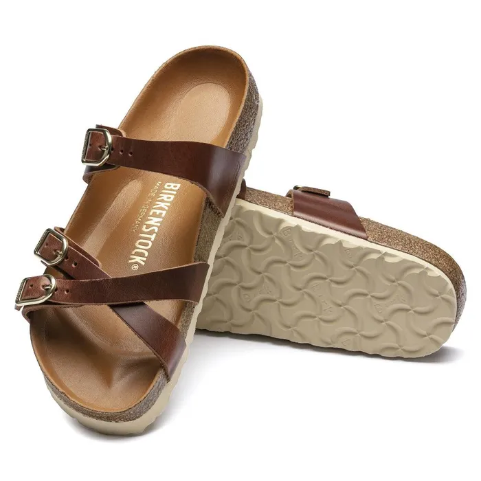 Women Birkenstock MultiStrap Franca Cognac