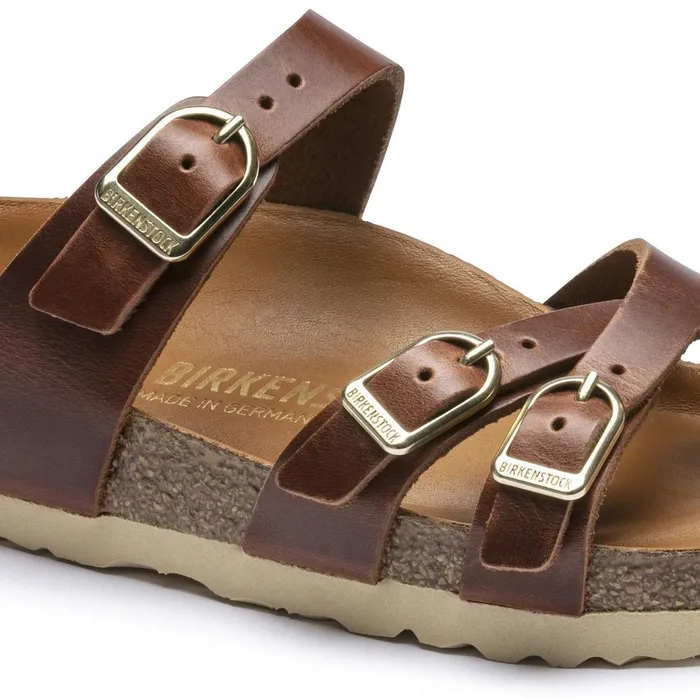 Women Birkenstock MultiStrap Franca Cognac