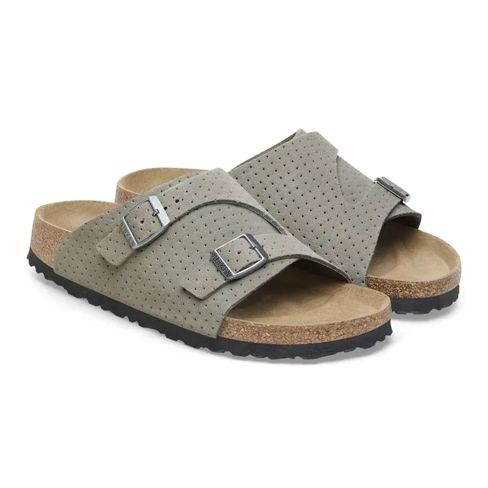 Women Birkenstock OneStrap Zrich Dotted Stone Coin