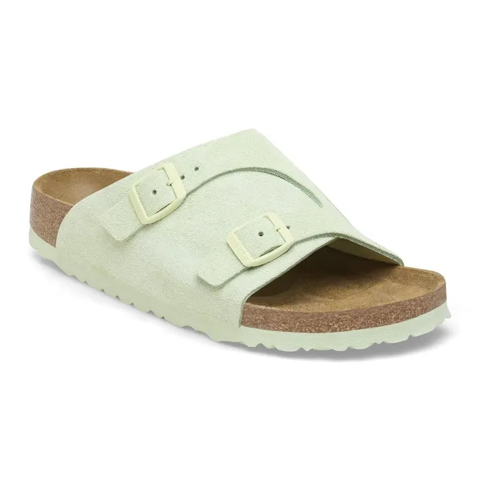 Women Birkenstock OneStrap Zrich Faded Lime