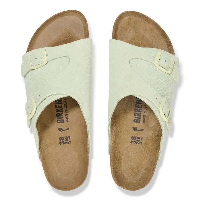 Women Birkenstock OneStrap Zrich Faded Lime