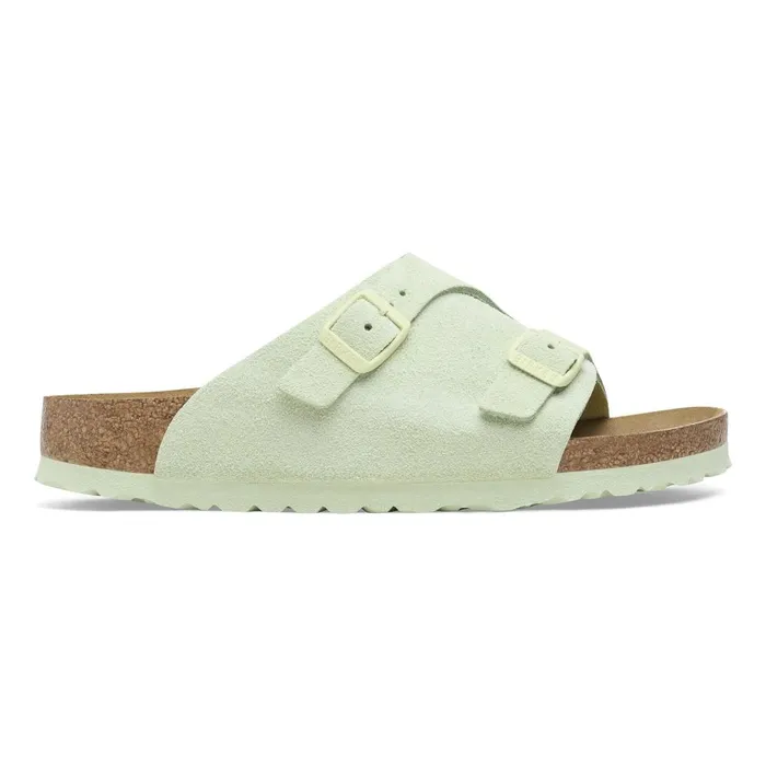 Women Birkenstock OneStrap Zrich Faded Lime