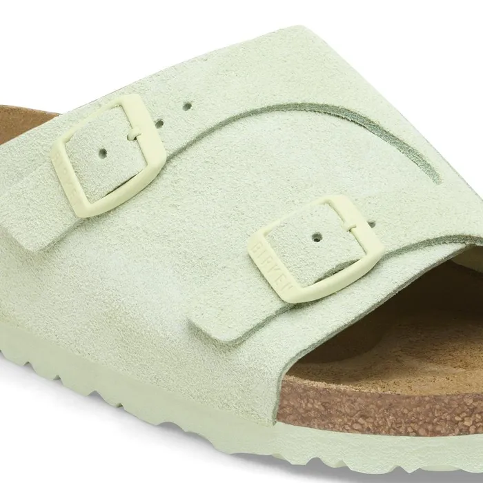 Women Birkenstock OneStrap Zrich Faded Lime