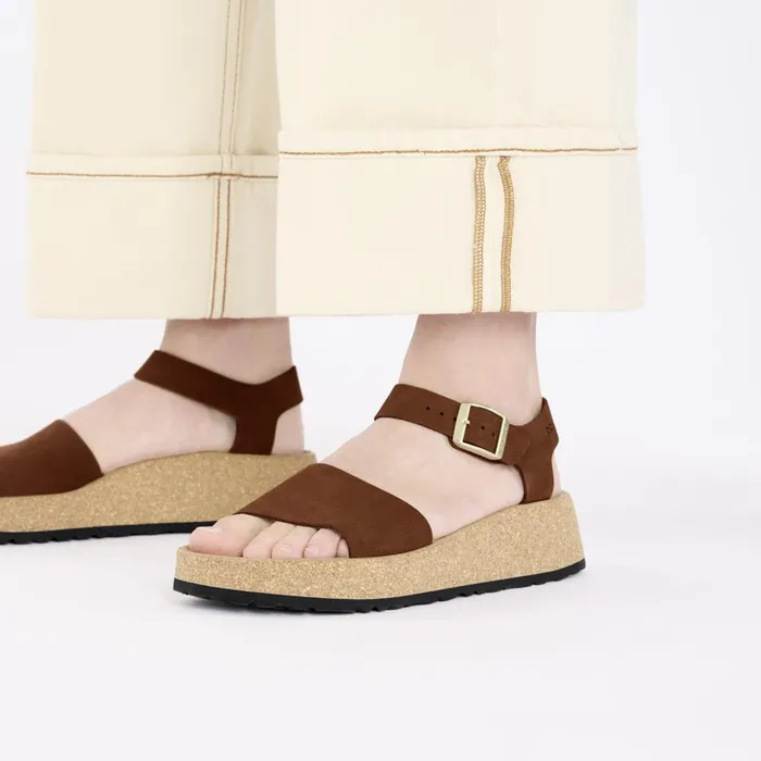 Women Birkenstock Platforms Glenda Dark Tea