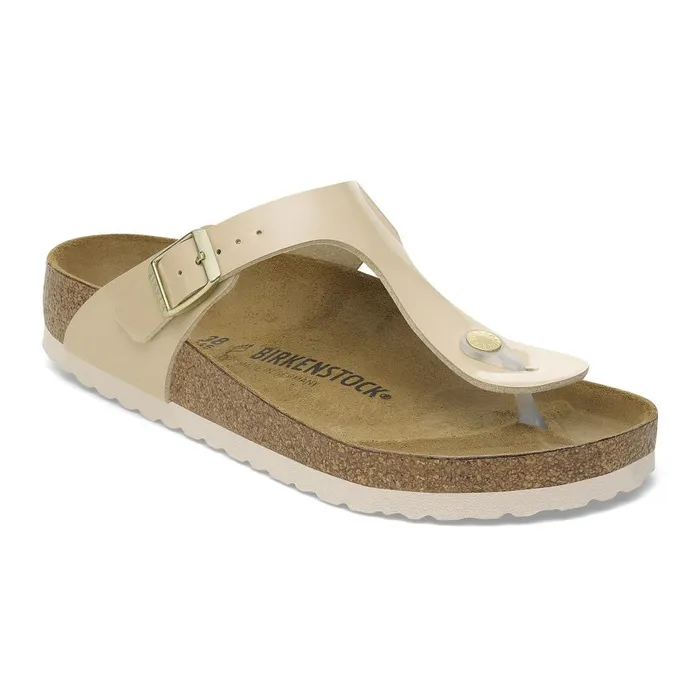 Women Birkenstock Thong Gizeh Patent Sand