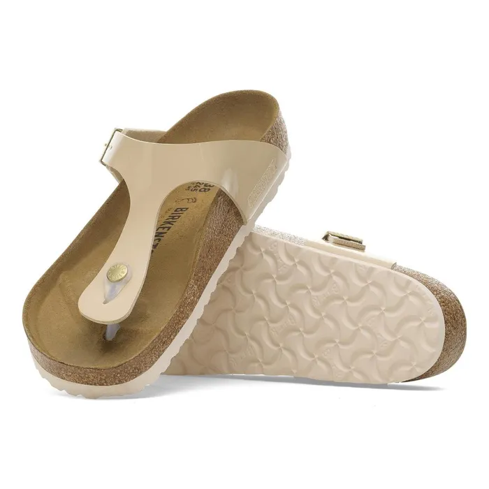 Women Birkenstock Thong Gizeh Patent Sand