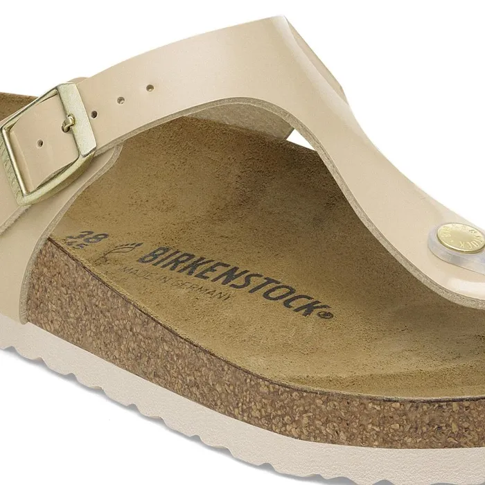Women Birkenstock Thong Gizeh Patent Sand