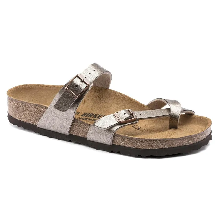 Women Birkenstock Thong Mayari Graceful Taupe