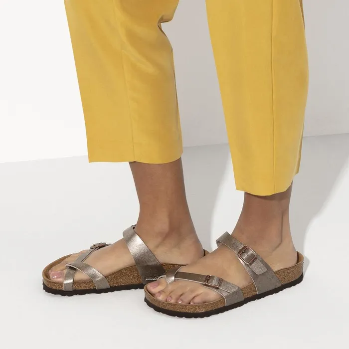 Women Birkenstock Thong Mayari Graceful Taupe