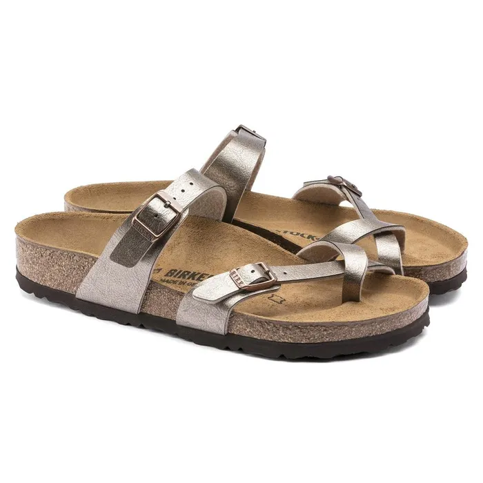 Women Birkenstock Thong Mayari Graceful Taupe