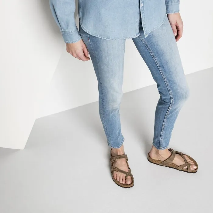 Women Birkenstock Thong Mayari Tobacco Brown