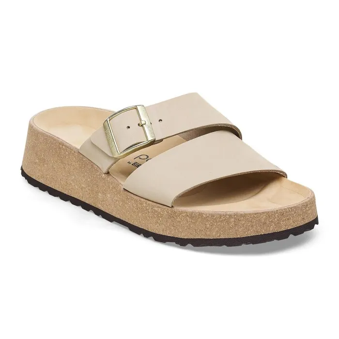 Women Birkenstock TwoStrap Almina Sandcastle