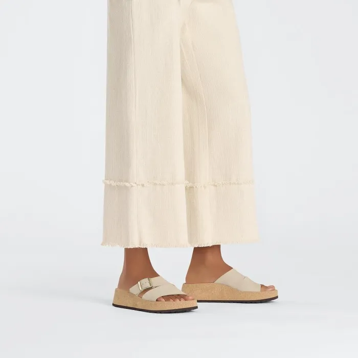 Women Birkenstock TwoStrap Almina Sandcastle