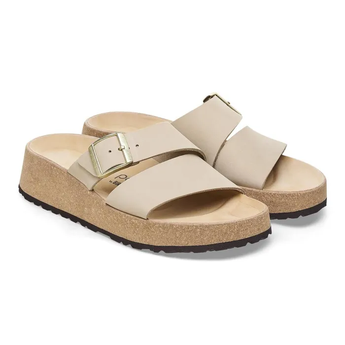 Women Birkenstock TwoStrap Almina Sandcastle