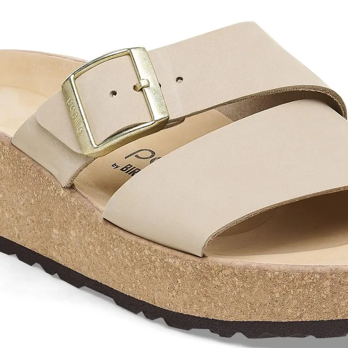 Women Birkenstock TwoStrap Almina Sandcastle