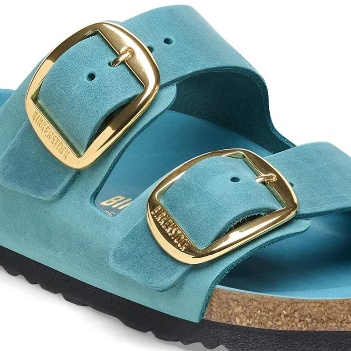 Women Birkenstock TwoStrap Arizona Big Buckle Biscay Bay