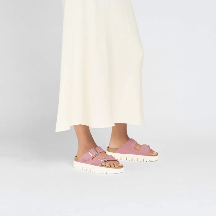 Women Birkenstock TwoStrap Arizona Chunky Candy Pink