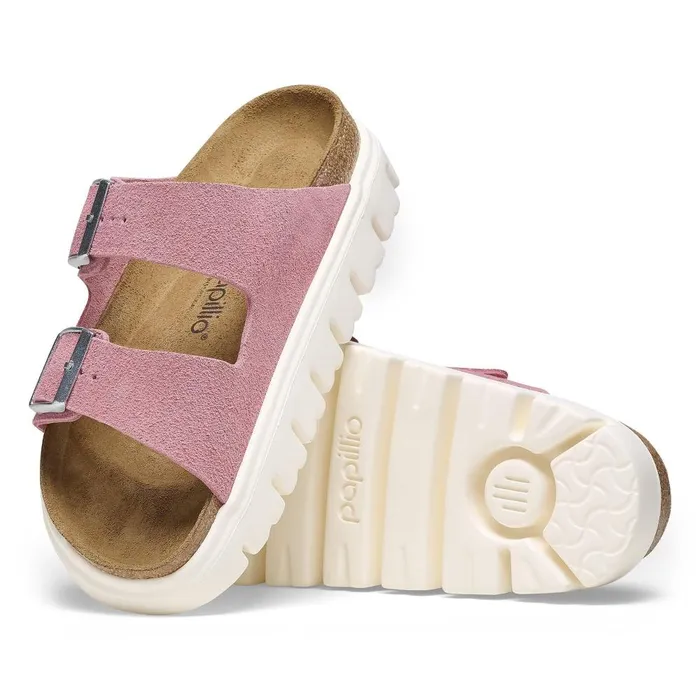 Women Birkenstock TwoStrap Arizona Chunky Candy Pink