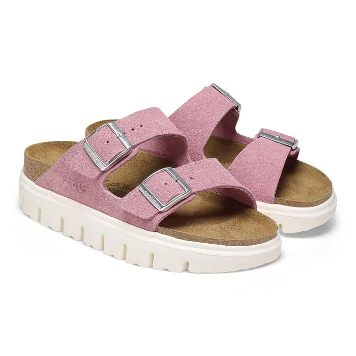 Women Birkenstock TwoStrap Arizona Chunky Candy Pink