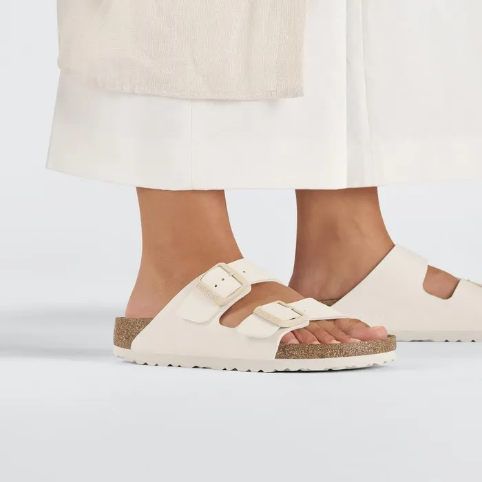 Women Birkenstock TwoStrap Arizona Eggshell