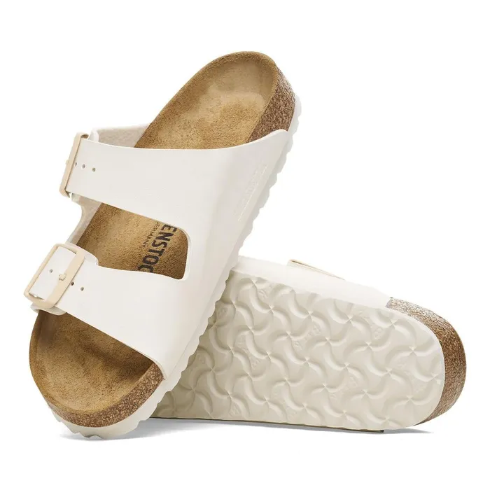 Women Birkenstock TwoStrap Arizona Eggshell
