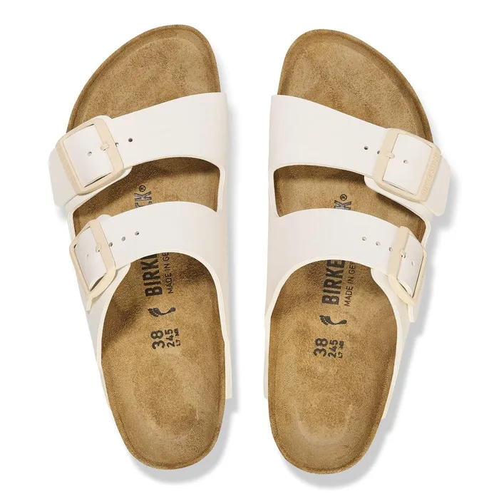 Women Birkenstock TwoStrap Arizona Eggshell