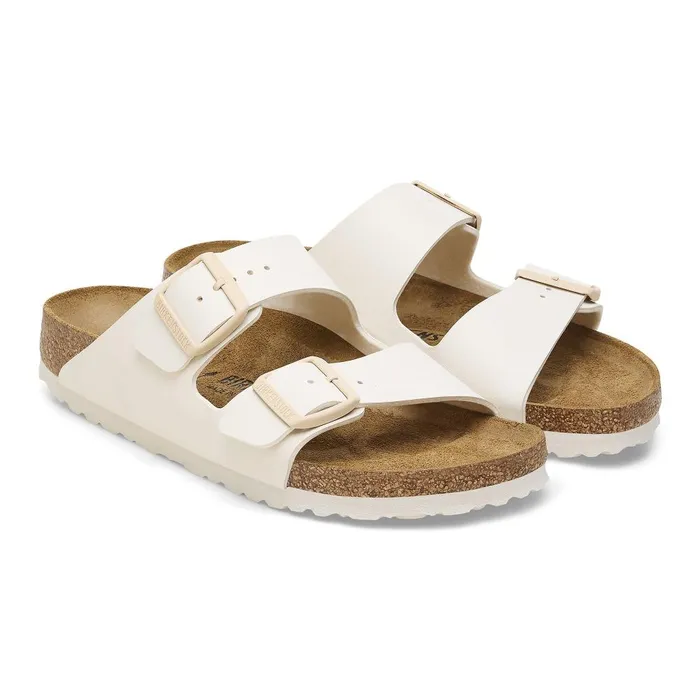 Women Birkenstock TwoStrap Arizona Eggshell