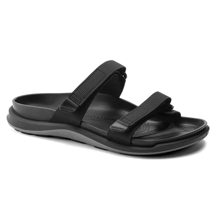 Women Birkenstock TwoStrap Sahara Futura Black